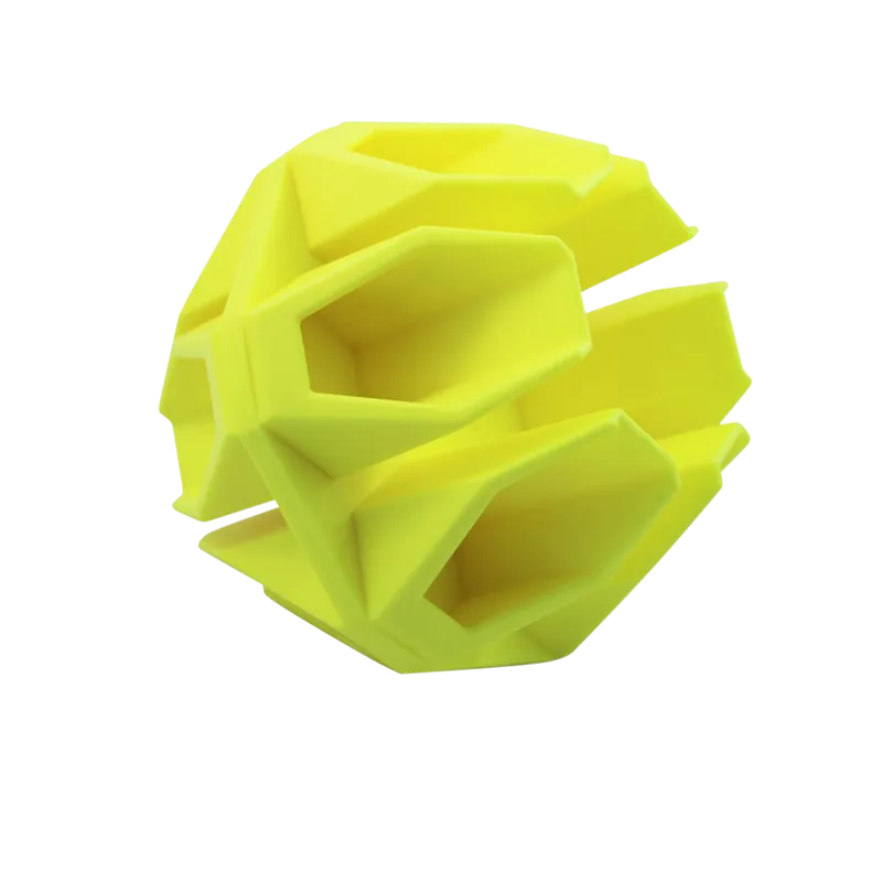 Birchwood Casey Ground Strike Hex Ball Target - Yellow Impact Motion for Pistol/Rifle