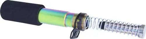 Guntec AR15 Pistol Buffer Tube - Rainbow PVD Coated Kit