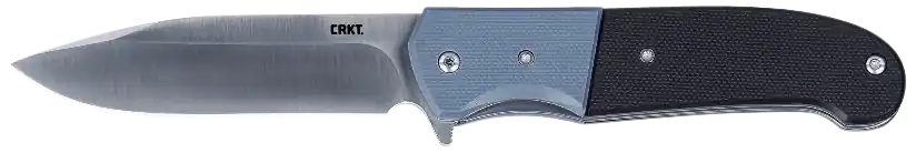 CRKT 6880 Ignitor Folding Knife with 3.48" Satin Blade and Blue/Black G10 Handle