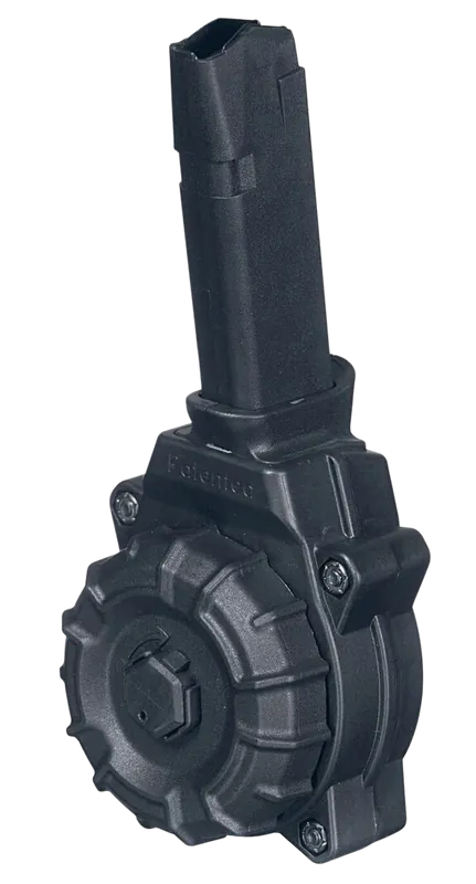 ProMag DRMA35 30-Round 9mm Drum for Glock 43X/48 - Black Zytel Polymer