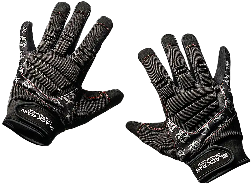 Black Rain Ordnance Tactical Gloves Black/Gray Medium Velcro
