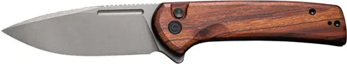 Civivi Conspirator 3.48" Cuibourtia Wood/Grey Stonewash Knife