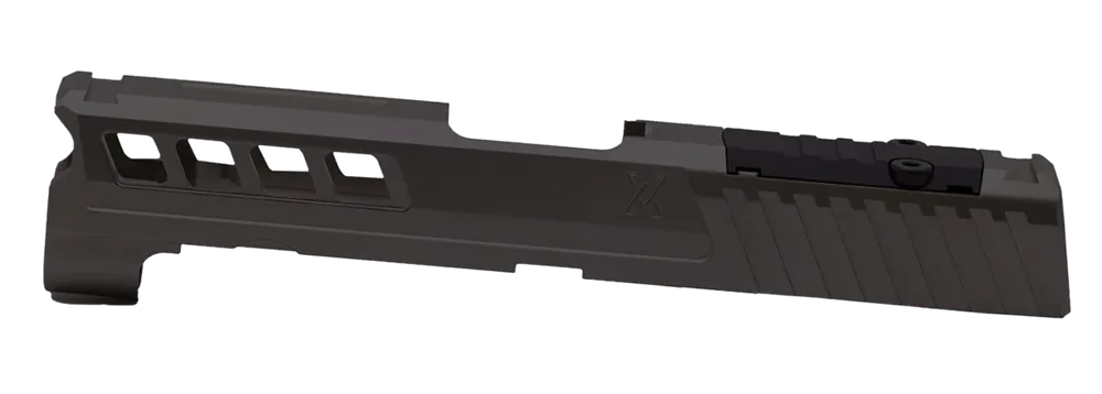 Axiom Pro Optic Cut Slide for Springfield Hellcat - Black DLC Anodized 416R Stainless Steel by True Precision Inc