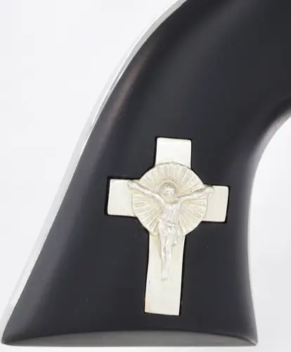 White/Silver Cross Cimarron Holy Smoker .357 Magnum 4.75"