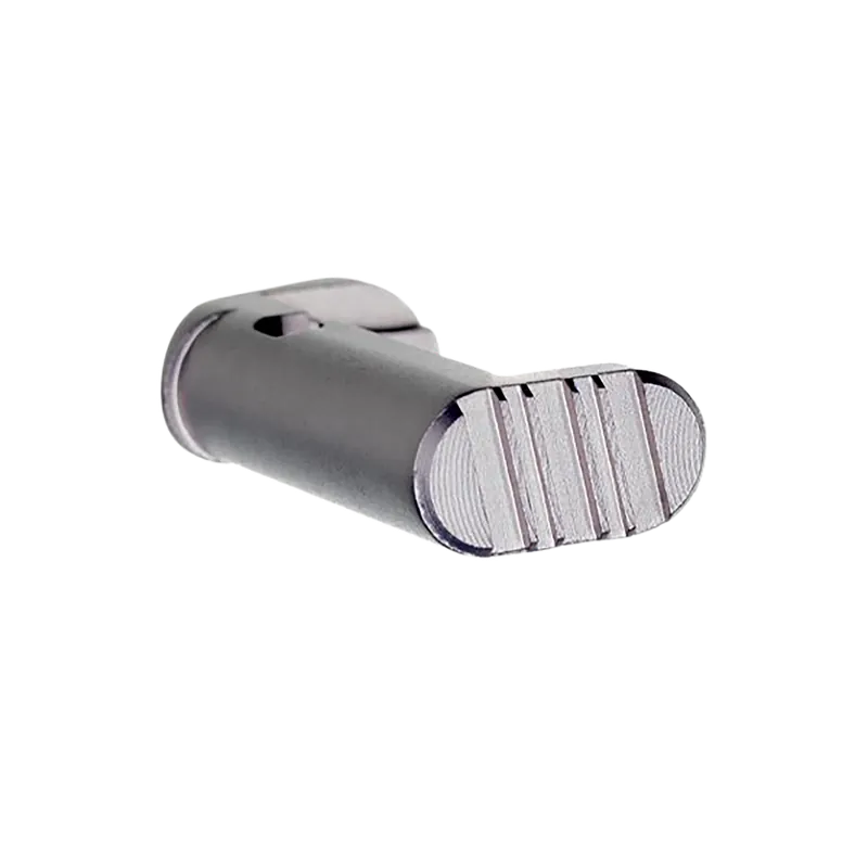 Tyrant CNC TDHCATEGREY Magazine Release for Springfield Hellcat Pro - Bead Blasted Gray Aluminum