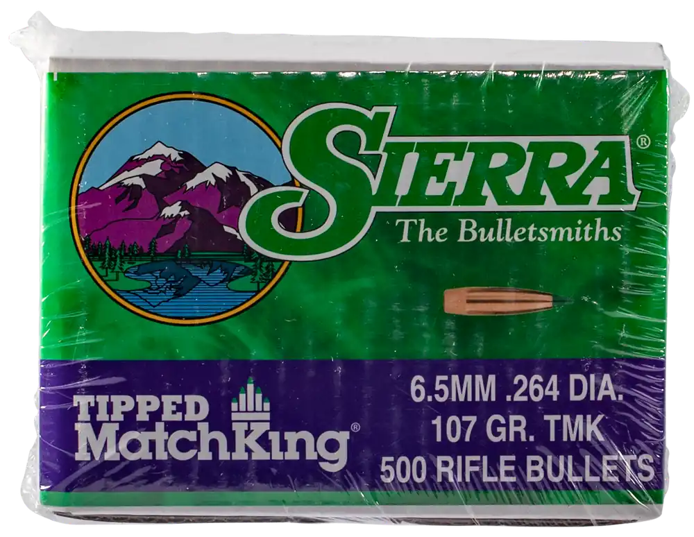Sierra 7407C 6.5 Creedmoor 107gr Tipped MatchKing - 500 Rounds
