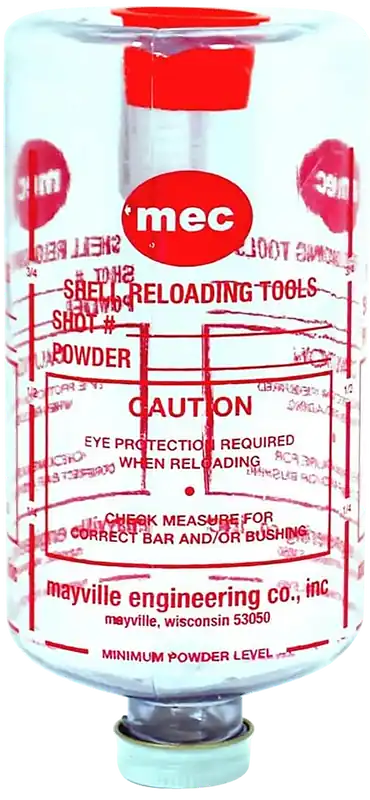 MEC Outdoors 301L13X Small Clear Replacement Bottle - Hard Plastic