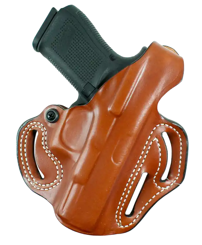 DeSantis Gunhide Tan Leather OWB Holster for Glock Models - Right Hand
