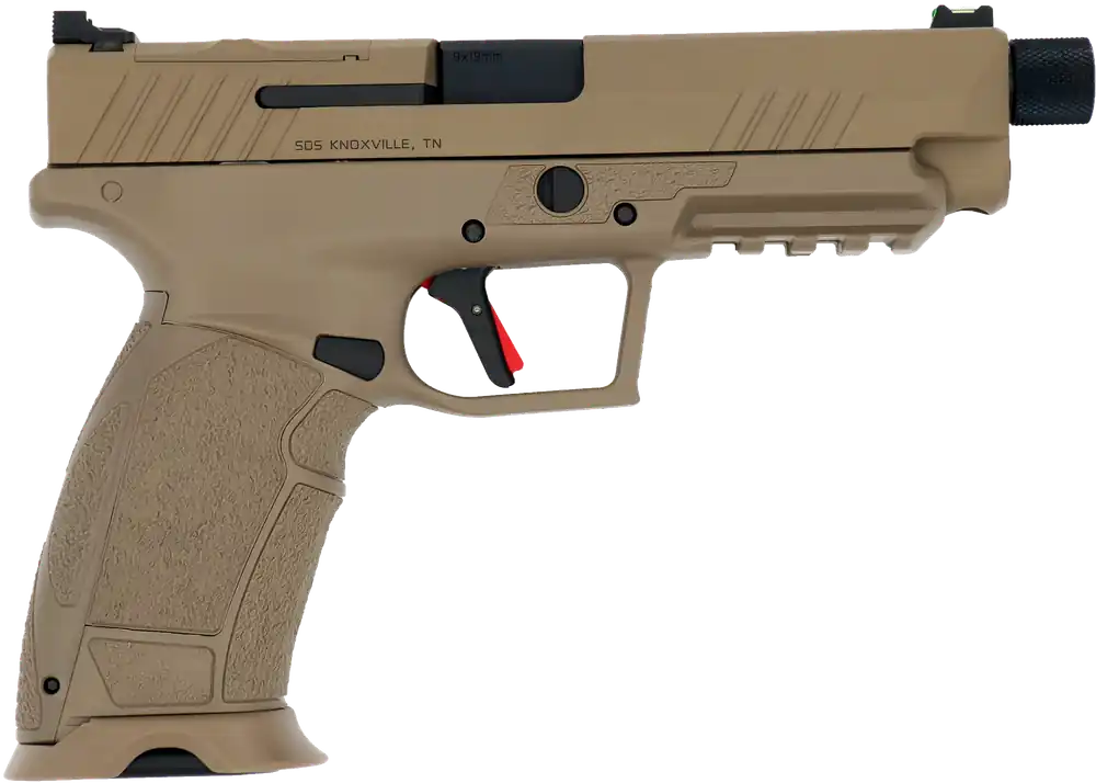 SDS PX-9TTHFDE Tactical 9mm 5.1" FDE 18/20 Capacity