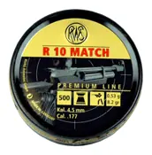 500-Pack RWS R10 Match 8.2 Grains .177 Pellets