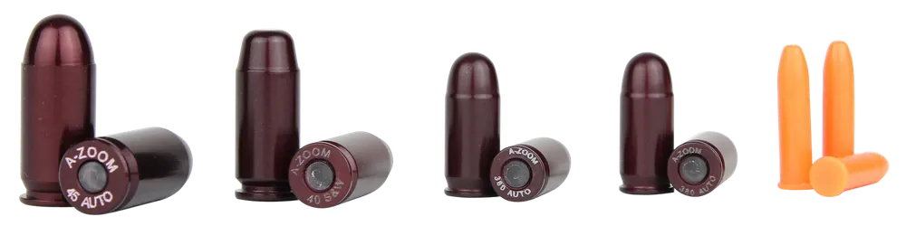 A-Zoom 16185 Variety Pack: 9mm, 40S&W, 45ACP, 223Rem, 308Win, 12Gauge - 12 Pack