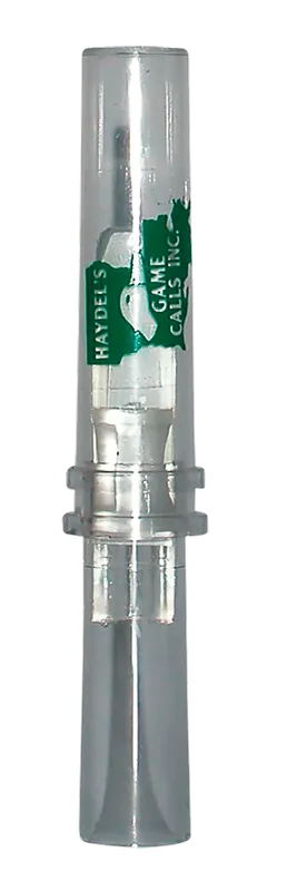 Haydel's DR85 Double Reed Duck Call - Clear Plastic Mallard Attractor