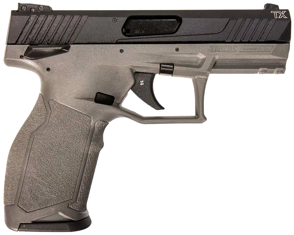 Taurus TX22 Full Size 22 LR Pistol with Threaded Barrel and Gray Polymer Frame