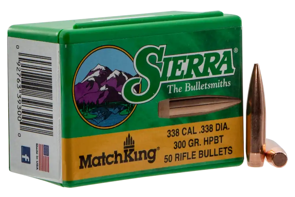 Sierra 9300T MatchKing .338 Cal 300gr HPBT 50-Pack
