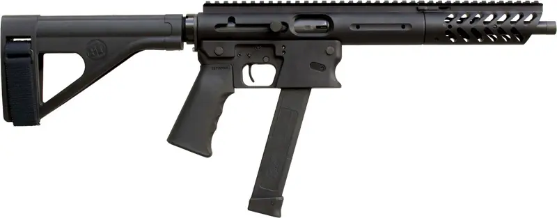 10.25" TB 33RD Black Aero Survival Pistol 9mm with Brace