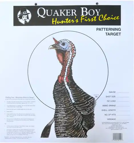100-Pack Quaker Boy 20" x 20" Paper Turkey Targets