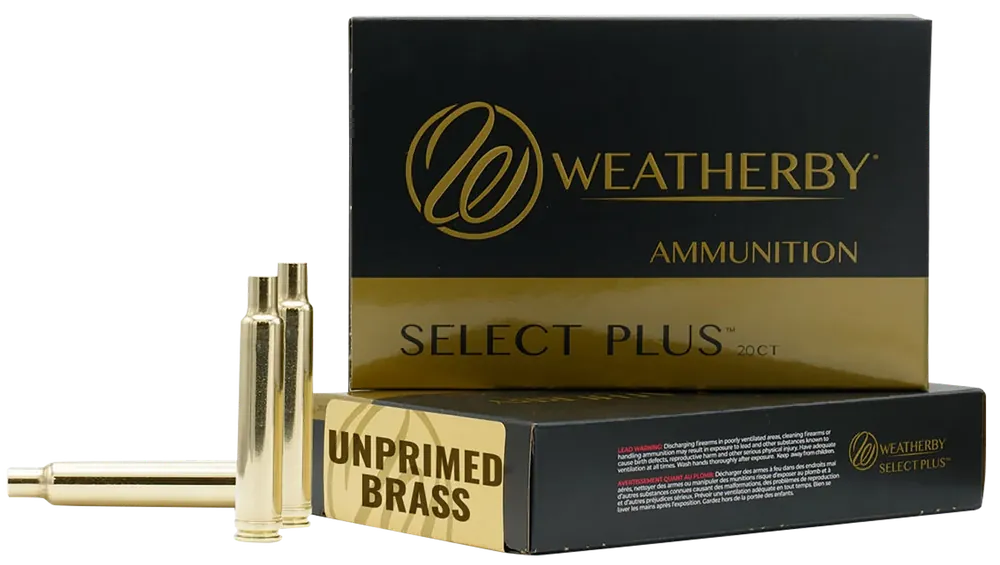 Weatherby BRASS240 Unprimed 240WthbyMag Rifle Brass - 20 Count Box