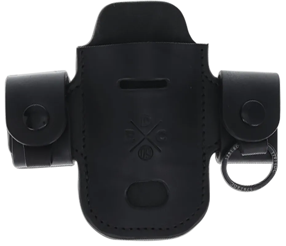 1791 Gunleather EDC Heavy Duty Solo Action Snap OWB Black Leather Belt Loop Ambidextrous Holster