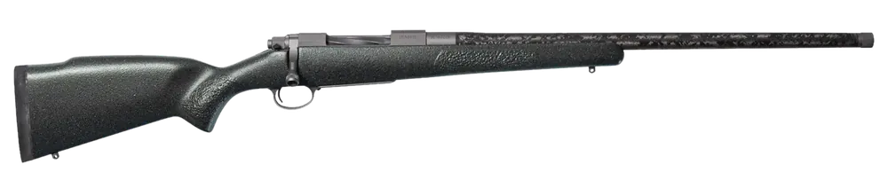 Nosler M48 Mountain Carbon Rifle - 26 Nosler, 24" Barrel, Tungsten Gray, Granite Green Stock