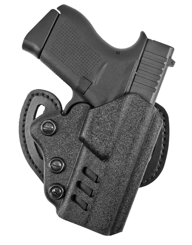 DeSantis Gunhide 042KA8BZ0 OWB Black Kydex Belt Slide Holster for Glock 43/43X - Right Handed
