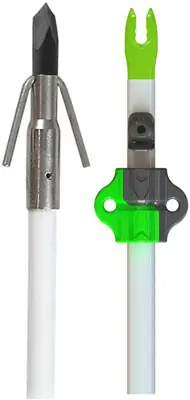 NOCK & BOTTLE SLIDE 1EAMUZZY FISH ARROW WITH GAR POINT