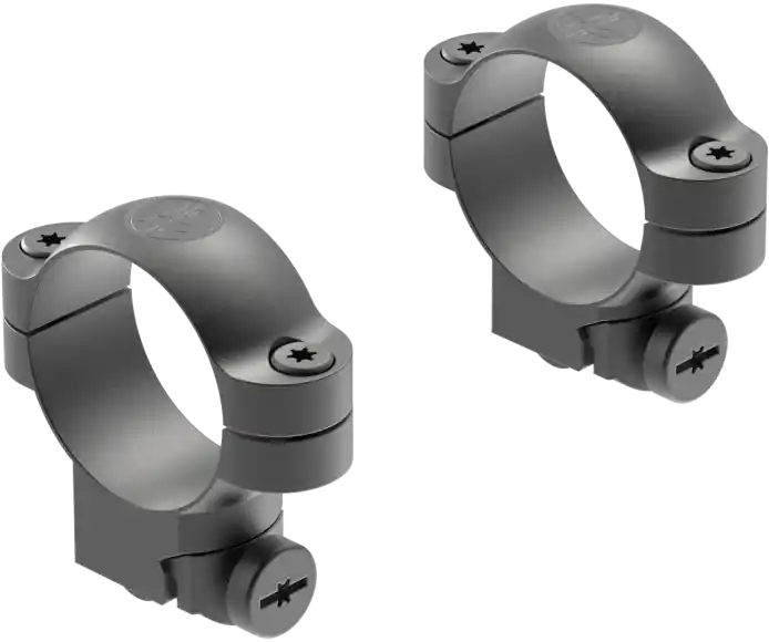 Leupold 51041 Matte Black Steel 30mm Medium Dovetail Scope Ring Set for Ruger M77