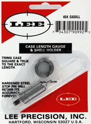 LEE Trimmer Gauge for .454 Casull Ammunition