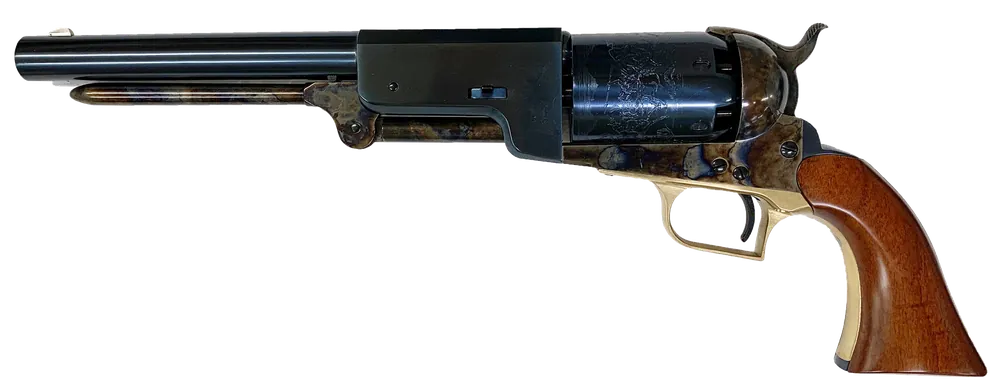 Cimarron 1847 Walker Dragoon .44 Revolver with 9" Blued Barrel and Engraved Cylinder