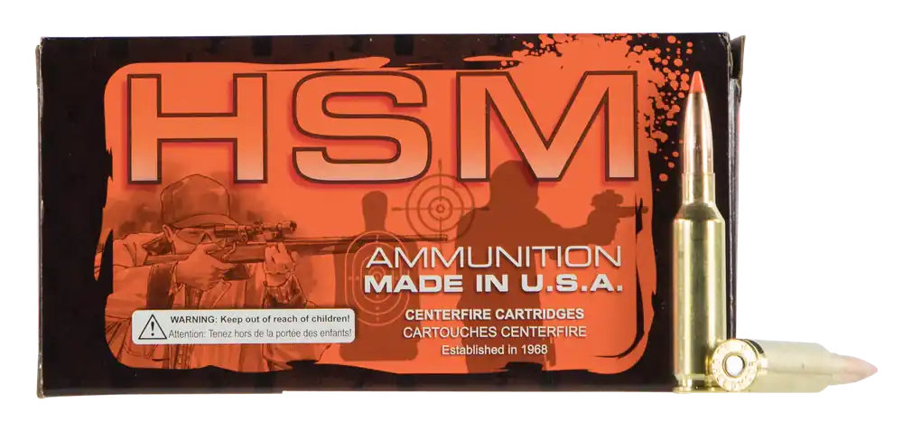 HSM 3082N Match .308 Win 168gr Sierra MatchKing BTHP - 20/Box, 25/Case