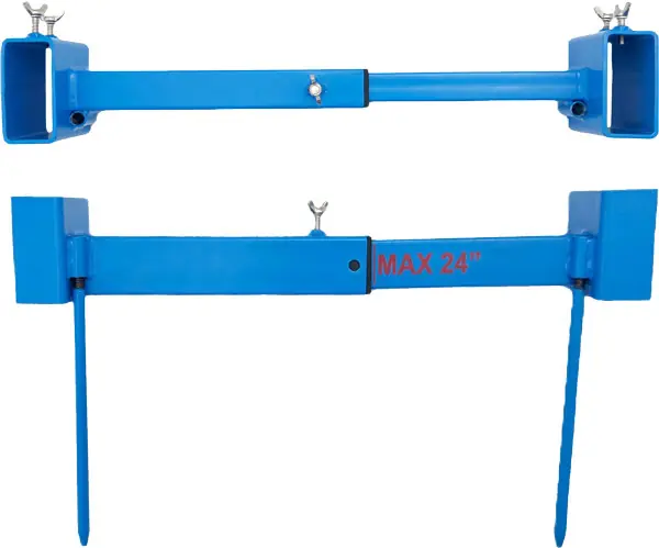 Adjustable 24" Paper/Plastic Target Stand with Steel Base
