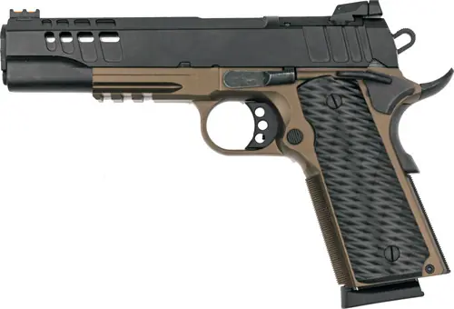 BLACK SLIDE BRONZE FRAME GLFA 1911 PISTOL .45 ACP 5" FS