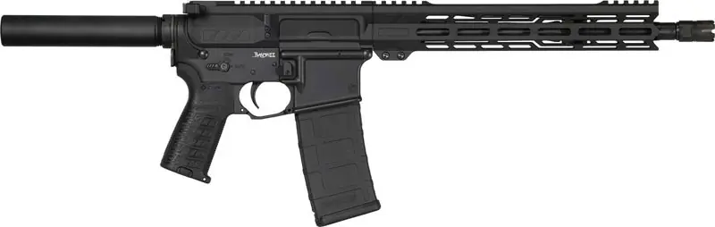 CMMG Banshee MK4 300 AAC Black Pistol with 12.5" Barrel and 30-Round Capacity
