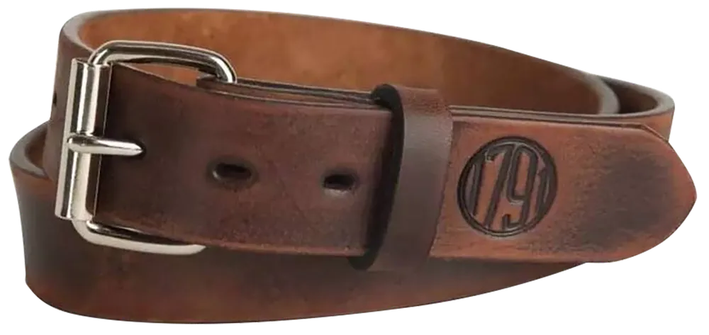 Vintage Leather Gun Belt with Buckle Closure - 1.50" Wide, Size 40/44