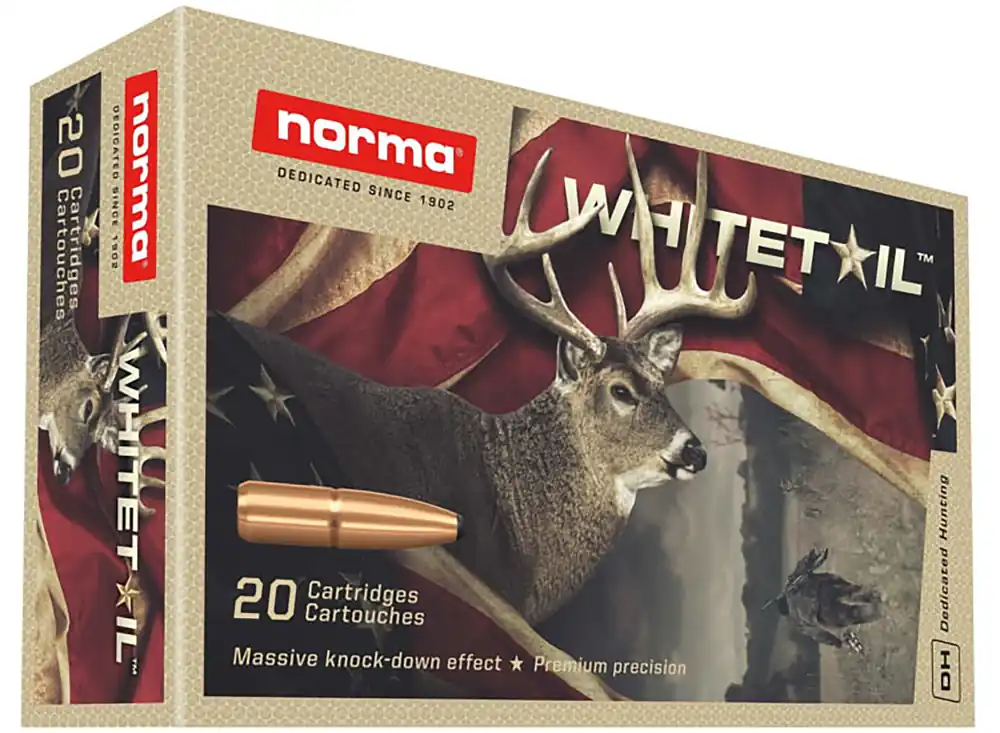 Norma Ammunition 7mm-08Rem 150gr PSP for Whitetail Hunting - 20/Box