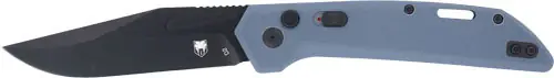 CobraTec Naja 3.5" D2 Slate Grey Side Button Automatic Knife