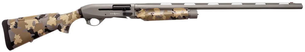Silver Eagle Arms Alpha 2 12 Gauge Shotgun with Old School Camo Stock and Gray Cerakote Finish