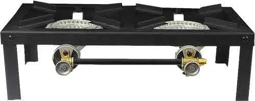 2-Burner Angle Iron Stove Heater