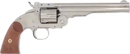 Cimarron No.3 Schofield 7" FS Nickel Walnut .45 LC