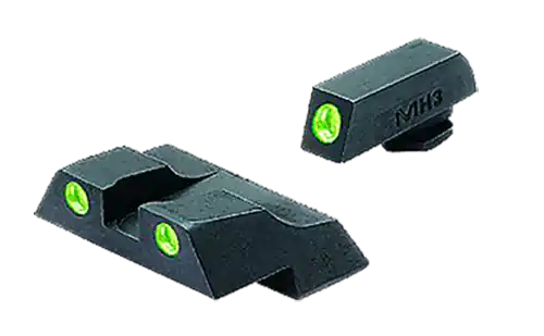 Meprolight Tru-Dot Green Tritium Sight Set for Glock 26/27