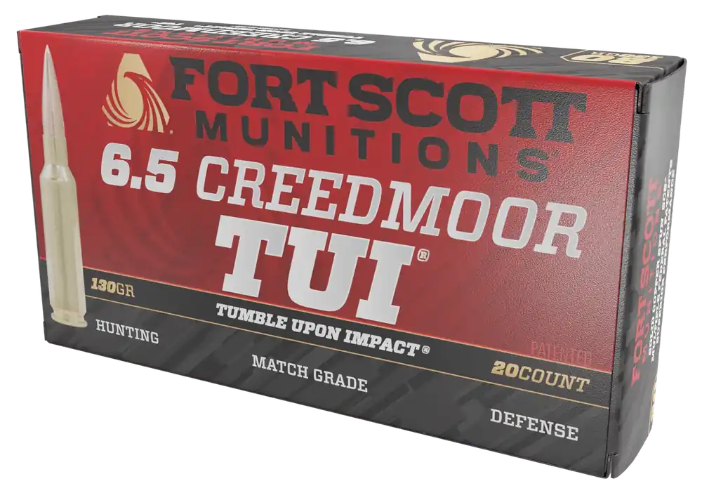 Fort Scott Munitions 6.5 Creedmoor 130gr TUI Solid Copper Ammo - 20/Box