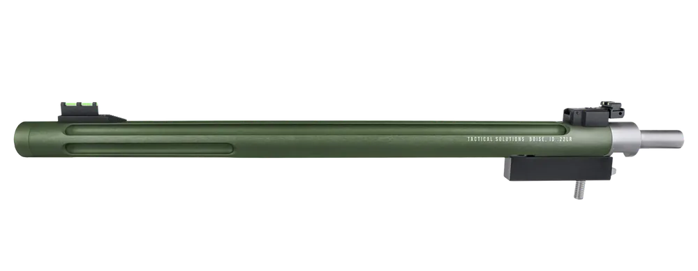 Tactical Solutions 1022TDMOD X-Ring 16.5" OD Green Barrel for Ruger 10/22 Takedown