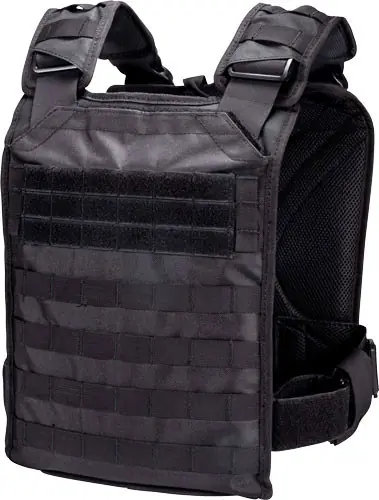 Tactical Plate Carrier - Black OSFMBULLETSAFE