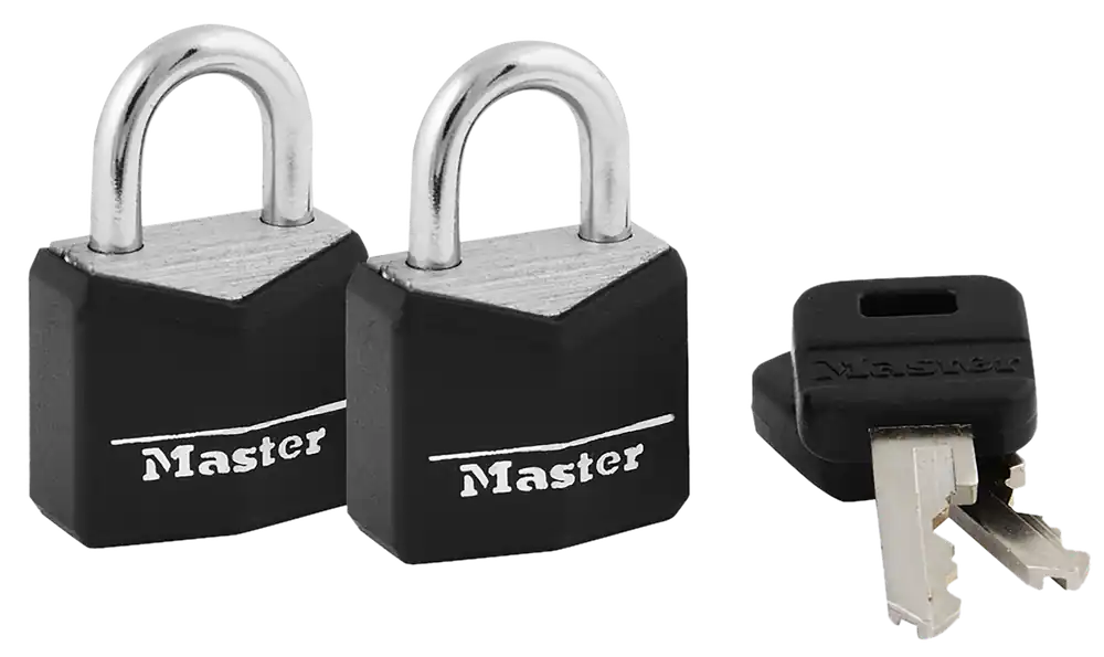 Master Lock 121T Keyed Alike Padlock Set - 2 Pack