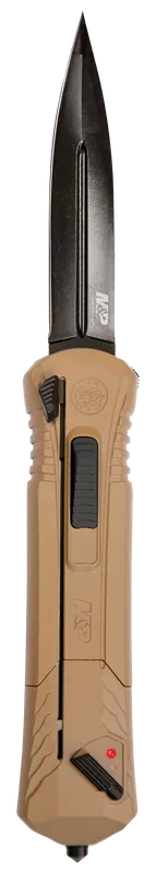 Smith & Wesson M&P OTF Knife with 3.50" Spear Point Blade and Dark Earth Handle