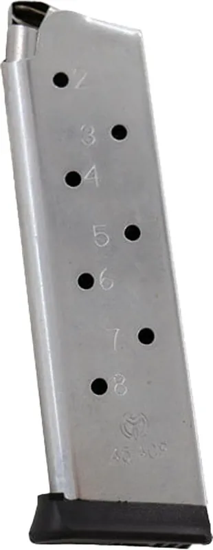 10mm 8-Round Stainless Steel Removable Base Metalform Magazine for 1911 Government Model