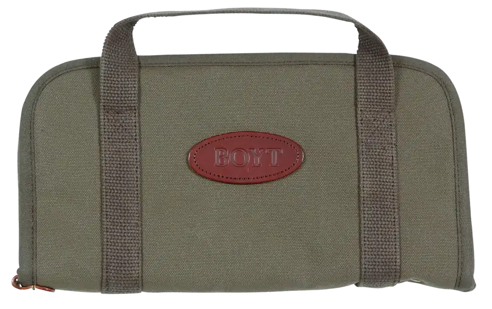 Boyt Harness 0PP640009 Rectangular Pistol Rug OD Green Canvas Holds Handgun
