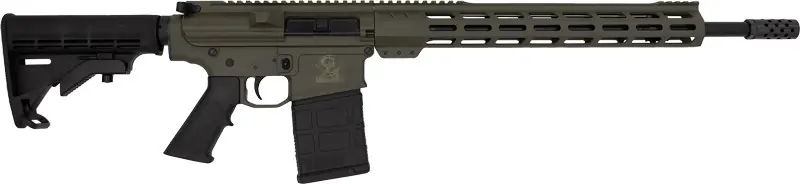 NITRIDE BBL 10-SHOT OD GREENGLFA AR10 RIFLE .308 WIN 18"