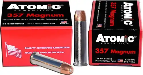 Atomic 357 Mag 158gr Bonded JHP 20rd 10bx/cs
