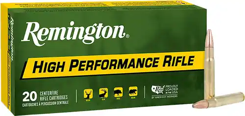 Remington 35 Whelen 250gr PSP High Performance Ammo - 20 Rounds per Box, 10 Boxes per Case