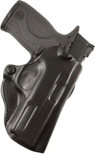 Desantis Mini Scabbard Holster for SIG P238 - Black Leather, Right Handed